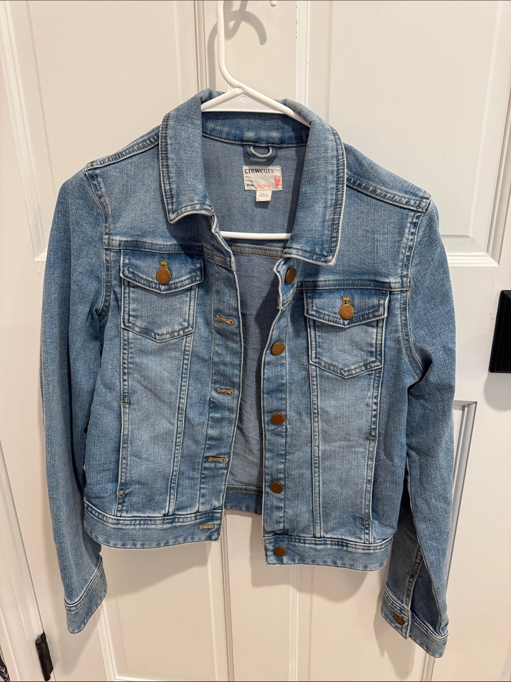 Crewcuts Washed Denim Jacket - Light Blue